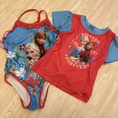 アナと雪の女王 水着セット 6y