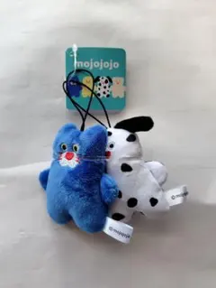 モジョジョジョ にこっとストラップマスコット ねこ 犬