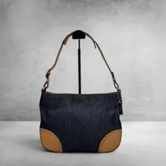archive COACH 8141 Y2K Denim Hobo Bag
