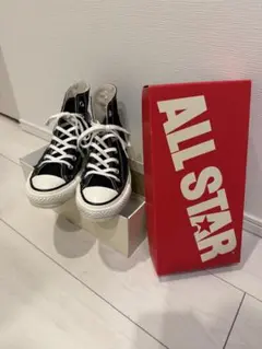 【極美品】コンバース　made in japan ブラック 23.5 ハイカット