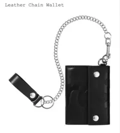 Supreme Leather Chain Wallet Black 26ssのサムネイル