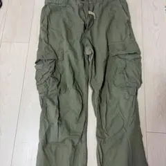 BACK NUMBER カーゴパンツ オリーブ Lサイズのサムネイル