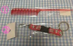 ★未使用　super planning　ヘアコーム　パンダ柄キーリング