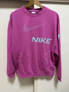 Nike Dri-FIT ピンク トレーナー XL
