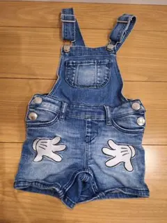 ミニー デニム サロペット 100cm(小さめ)