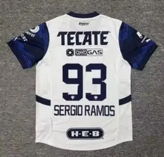 Sergio Ramos 93 Monterrey ユニフォーム　白のサムネイル