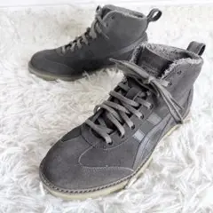 美品 オニツカタイガー レディース スエード リンカン ブーツ 23.5