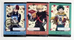 僕のヒーローアカデミア ナムコ 緑谷出久 爆豪勝己 轟焦凍 クリアイラストシート