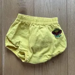 ヒスミニ恐竜尻尾付きイエローパンツ 90