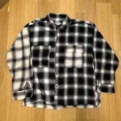 monkey time オンブレチェックシャツ L ユナイテッドアローズのサムネイル