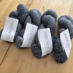 Madelinetosh TOSH MERINO DK　チャコール4カセ