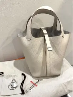 HERMES エルメス インザループ 18 B刻印 ベトン シルバー金具 - メルカリ