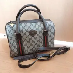 GUCCI GG シェリーライン 2way ブラウン ショルダーバッグのサムネイル