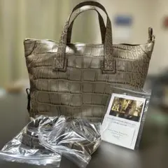 レザージュエルズ　型押し牛革バック