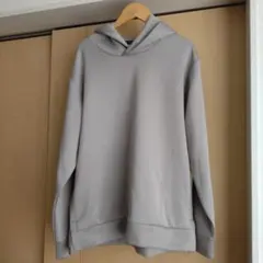 COMME CA ISM グレー フード付きパーカー M