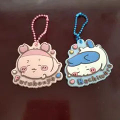 ちいかわ ぷっくりラバマスグミ3 ハチワレ 古本屋 ラバーキーホルダー