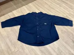 コトリ Cottoli 90cm トップス シャツ 刺繍 ネイビー バースデイ