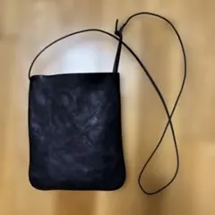 PLANT ドローストリングポーチ M smoke black ショルダー付き - メルカリ