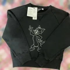 トムとジェリー ダークグレー スウェット M