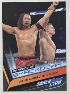 Shinsuke Nakamura John Cena 20周年記念カード