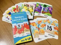 Numbers Colors & Shapes 知育カード 英語 カードゲームのサムネイル