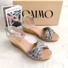 gaimo ガイモ　スペイン　エスパドリーユウェッジサンダル　37　本革