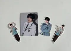 なにわ男子 HARDWORK ファミクラ盤 長尾謙杜 トレカ シール セット