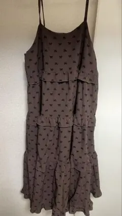 alley by wclose フリルティアードワンピース キャミワンピ