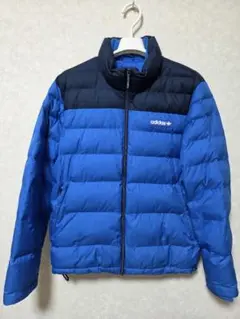 B*座様 adidas アディダス メンズ中綿ジャケット ブルー O寸