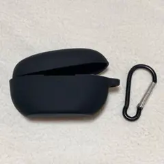 ソニーWF-1000XM5用ケース シリコン素材 全面保護カバー　ブラック