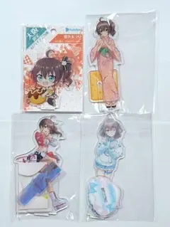 こ*け様 ホロライブ　夏色まつり　アクリルスタンド　アクリルキーホルダー　４点ま