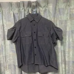 sacai デニムシャツ 半袖 26-08314 - メルカリ