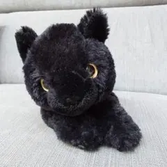 昭和レトロ DOUSIN 童心 ネコ ぬいぐるみ リアル 黒猫 - メルカリ