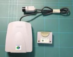 ニンテンドー64 コントローラーパック&VRSユニット　ゲーム周辺機器 ジャンク