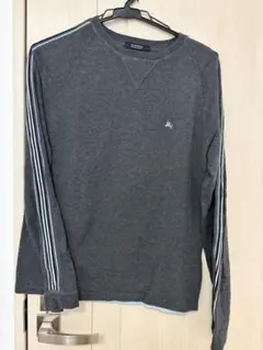 BURBERRY BLACK LABEL グレー 袖ライン　カットソー　サイズ2
