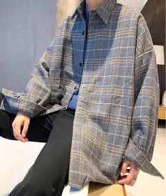 neos addictive designワイド チェック シャツジャケット