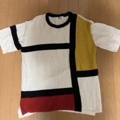 VOGUISH マルチカラー ブロックデザイン クルーネックTシャツのサムネイル