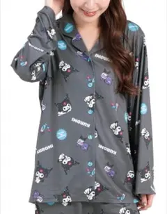 新品未使用✨️サンリオKUROMIクロミパジャマ 部屋着 上下 グレー L