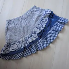 ニットプランナーケーピーKPフリルズボンスカート130スカッツ女の子キッズこども