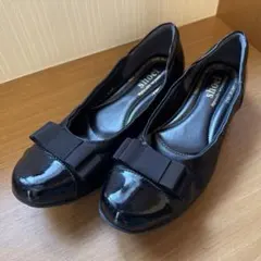 shoel ブラック フラットシューズ ウォーキングシューズ