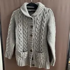 URBAN RESEARCH ケーブル編みニットカーディガン