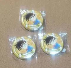 コナン百貨店　米花商店街　コナン探偵社　北栄町観光案内所　ガチャ 缶バッジ