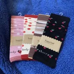 新品未使用happy landレッグウォーマー 4足セット