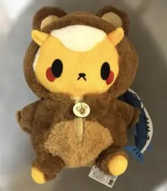 ゆるキャラトレカ パオくん 忠類ナウマン象 ぬいぐるみ キーホルダー