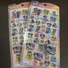 うるちゅるポップシール ディズニー 2枚