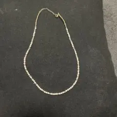 ゴールドクリスタルネックレス