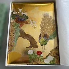 山梨県 貴石画 天然石 絵 鳥 絵画 額縁 花アート 昭和 レトロ
