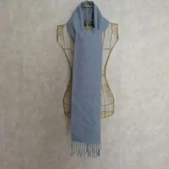 UNIQLO ユニクロ カシミヤ マフラー ライトブルー