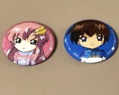機動戦士ガンダムSEED キラ・ヤマト＆ラクス・クライン 缶バッジ