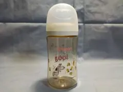 選べるおまけ２つ付き　母乳実感（プラスチック製）スヌーピー　300ml